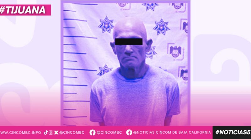 Detiene Policía Municipal de Tijuana a sujeto por robo de vehículo en flagrancia