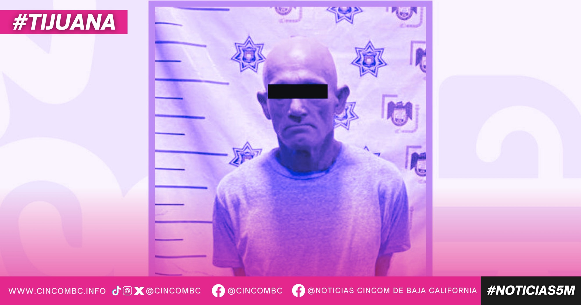 Detiene Policía Municipal de Tijuana a sujeto por robo de vehículo en flagrancia