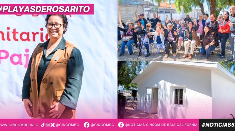 Inaugura Gobierno de Playas de Rosarito rehabilitación de techumbre en Centro Comunitario Casa de Paja