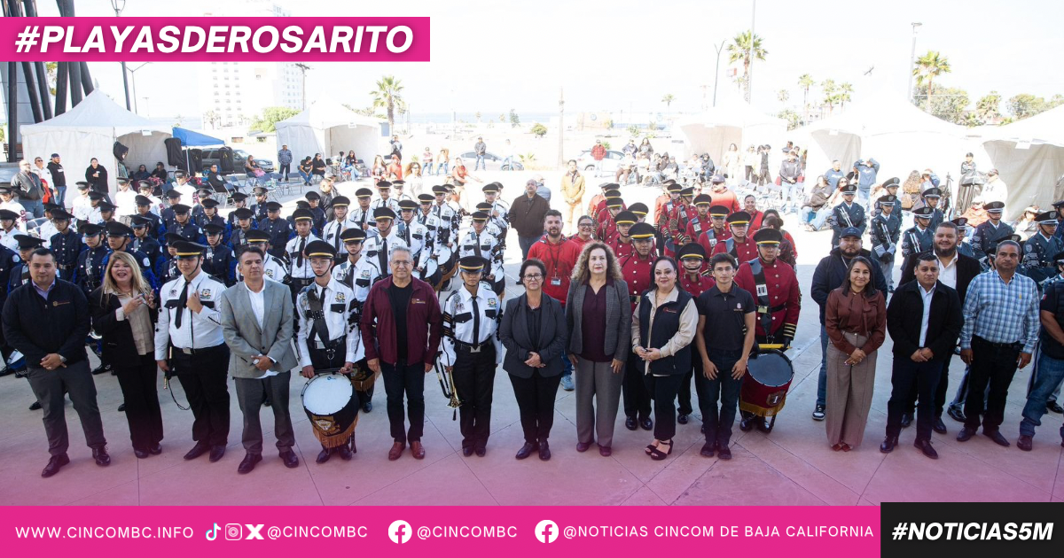 Destaca Presidenta Municipal Rocío Adame talento y disciplina juvenil en concurso estatal de bandas de guerra