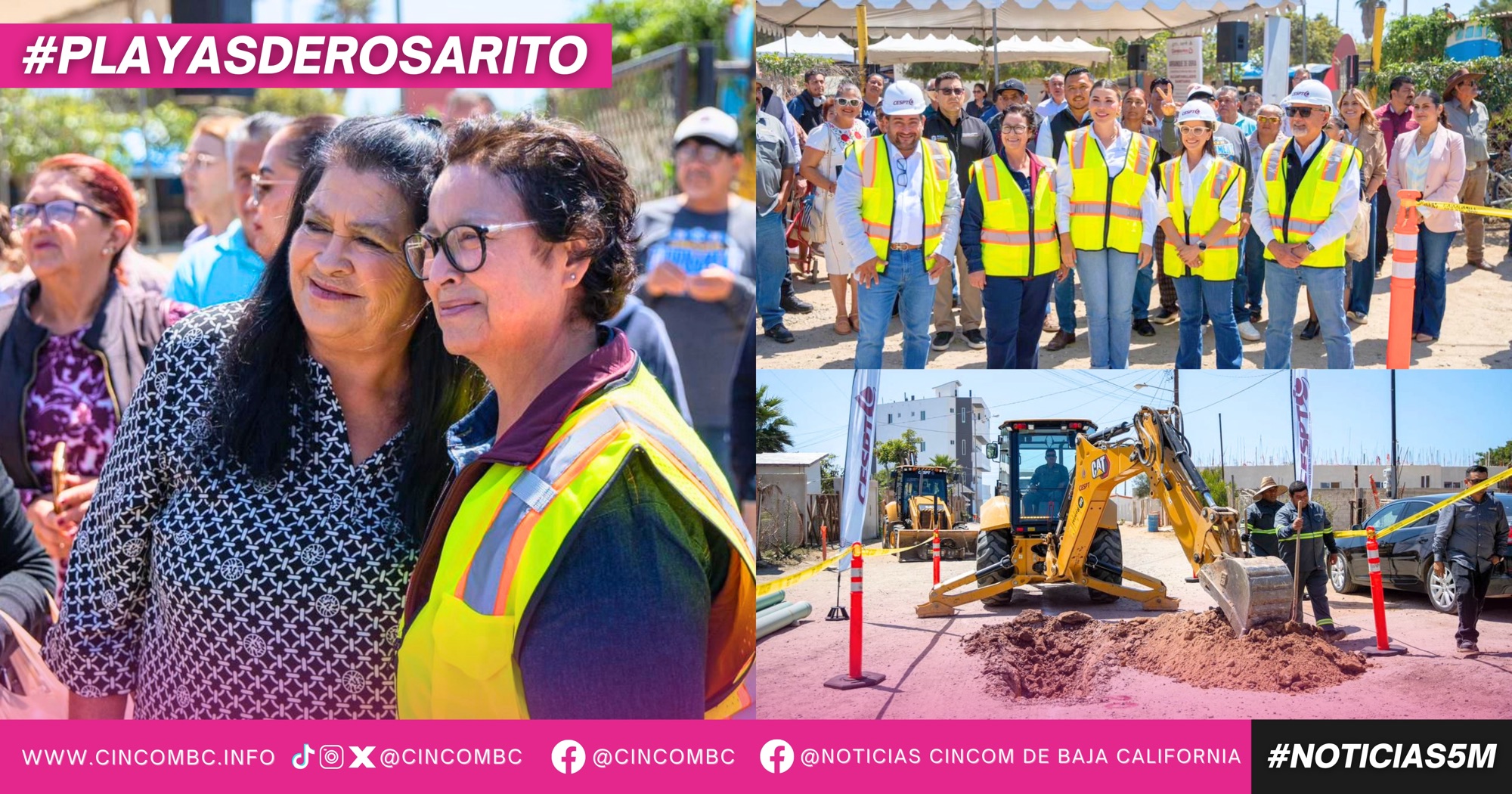 Presidenta municipal Rocío Adame da banderazo de arranque de obra de drenaje sanitario en Primo Tapia