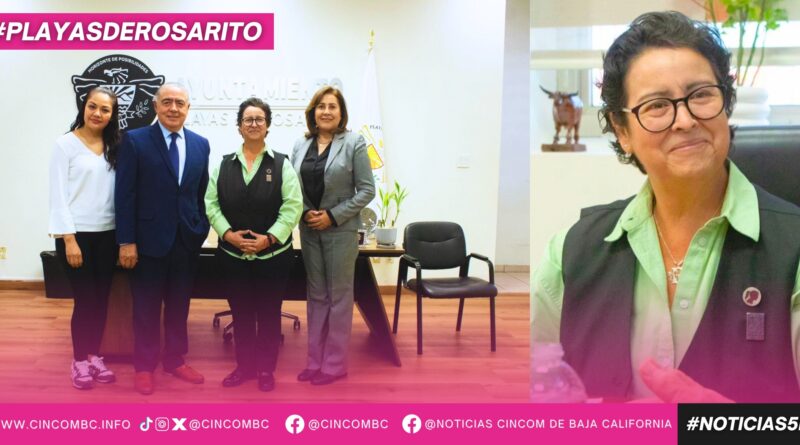 Fortalece Gobierno de Playas de Rosarito la coordinación institucional con el INE en beneficio de la ciudadanía