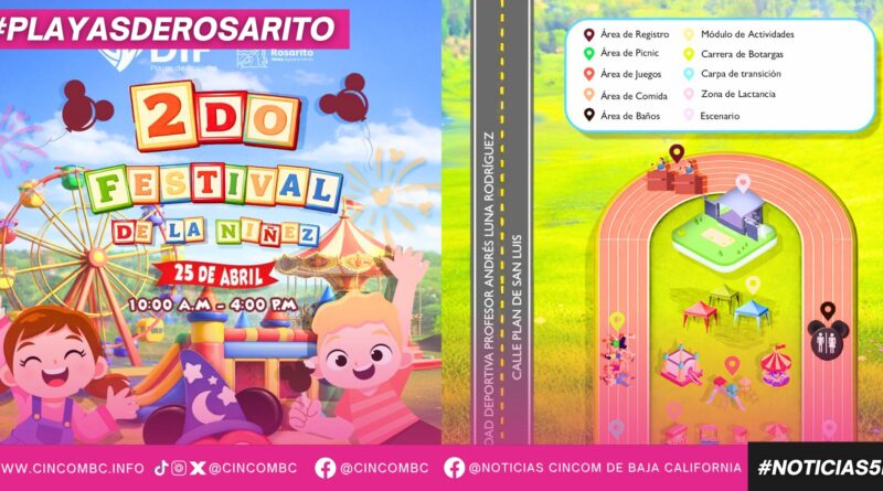 “2do Festival de la Niñez”, evento gratuito e inclusivo para toda la familia en Playas de Rosarito