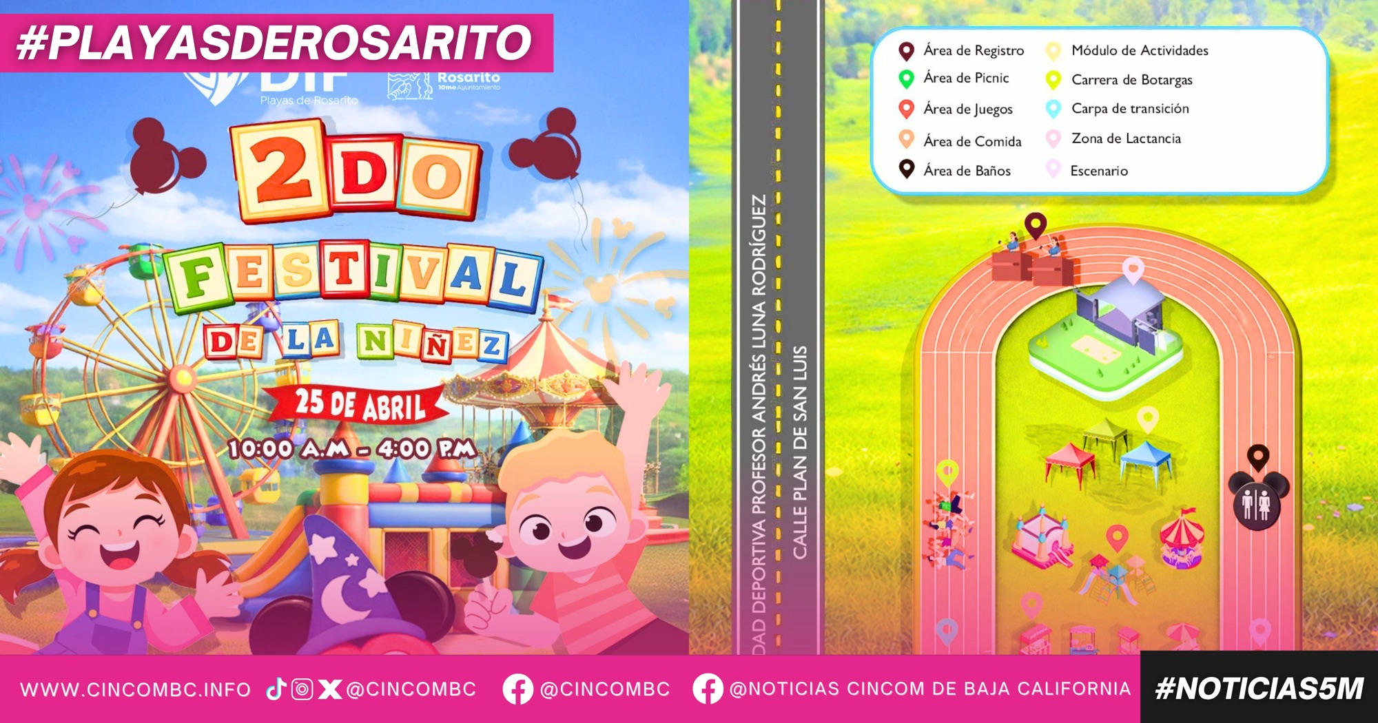 “2do Festival de la Niñez”, evento gratuito e inclusivo para toda la familia en Playas de Rosarito