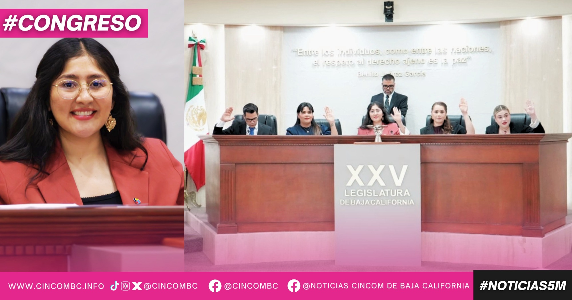 CONGRESO DE BAJA CALIFORNIA CIERRA PERIODO CON UNA AGENDA CENTRADA EN JUSTICIA Y DERECHOS