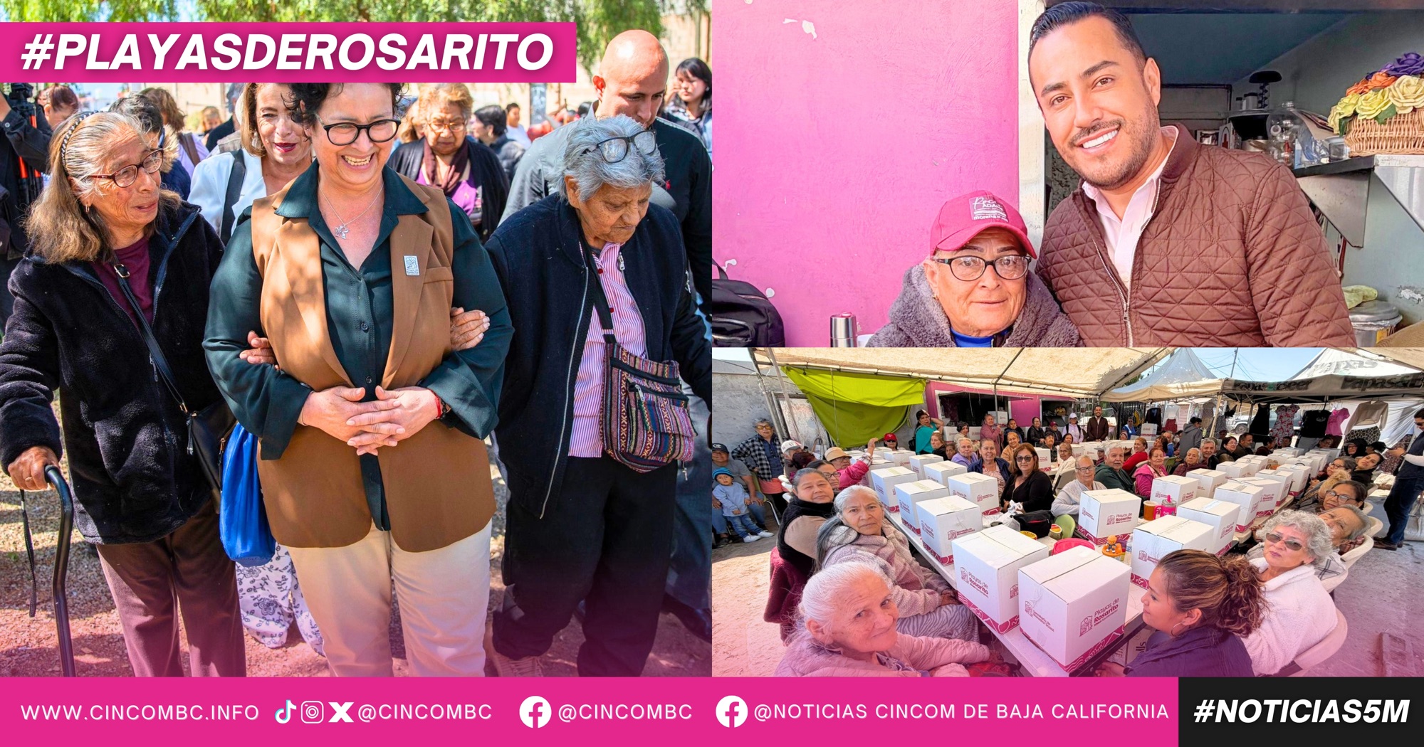 Gobierno Municipal de Playas de Rosarito impulsa acercamiento y atención directa a personas adultas mayores