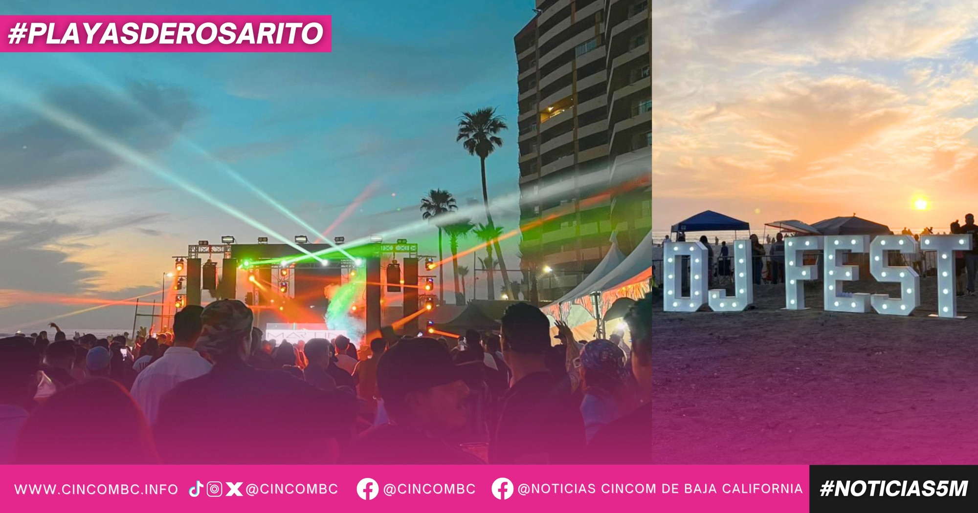 Playas de Rosarito reúne talento de la región en un festival que trasciende fronteras