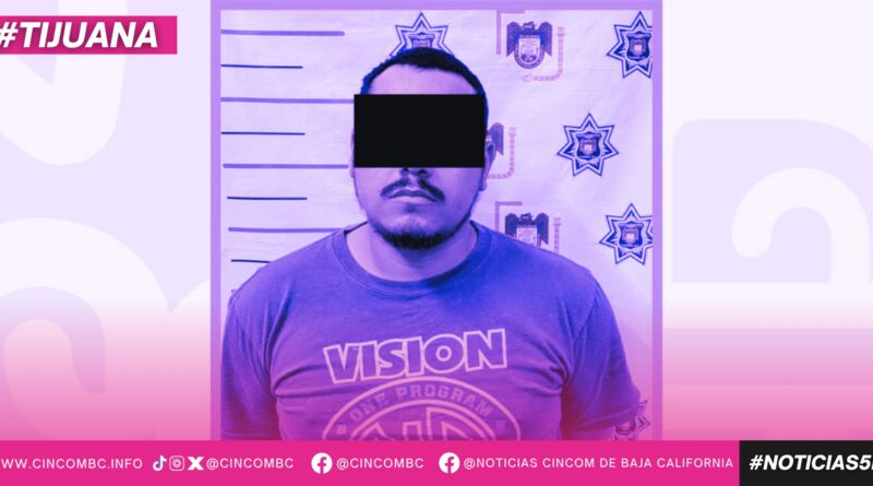 Asegura Policía Municipal de Tijuana a presunto responsable del delito de abuso sexual