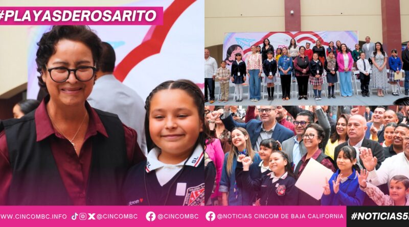 Celebra Gobierno Municipal de Playas de Rosarito el Día de la Niña y el Niño Funcionario con participación activa infantil