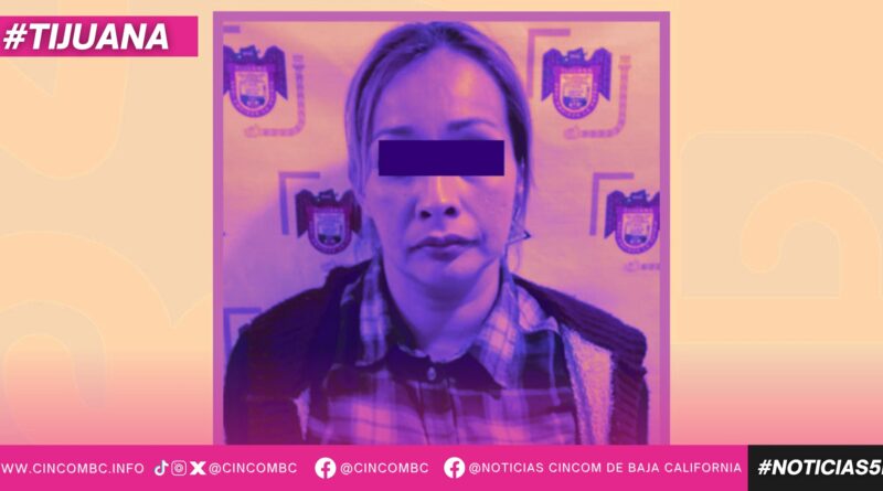 Asegura Policía Municipal de Tijuana a mujer con orden de aprehensión activa por homicidio calificado