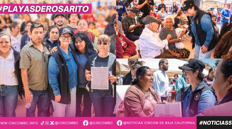 Encabeza Rocío Adame Jornada “Día del Pueblo” para acercar servicios y atención a familias de la colonia Morelos