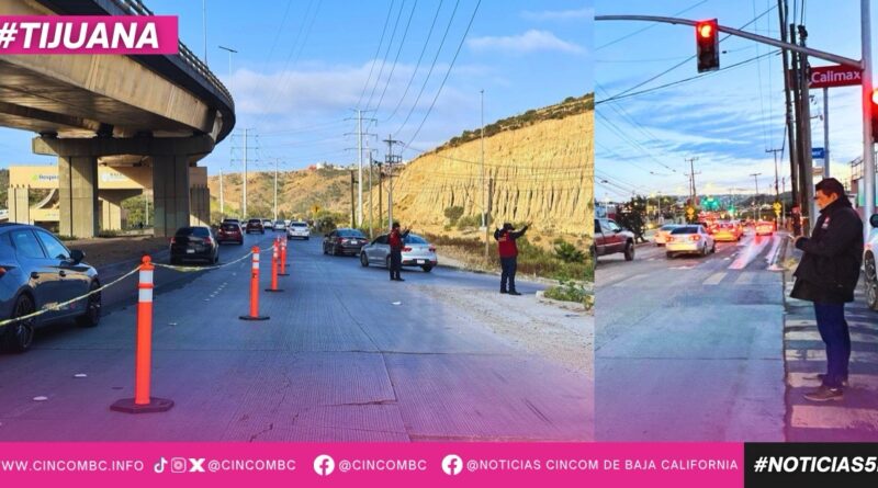 Mejora Gobierno de Tijuana circulación y seguridad vial en Santa Fe