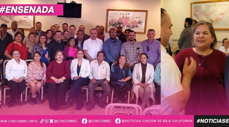 Dialoga Eva Moreno con liderazgos de Ensenada sobre necesidades y desarrollo regional.