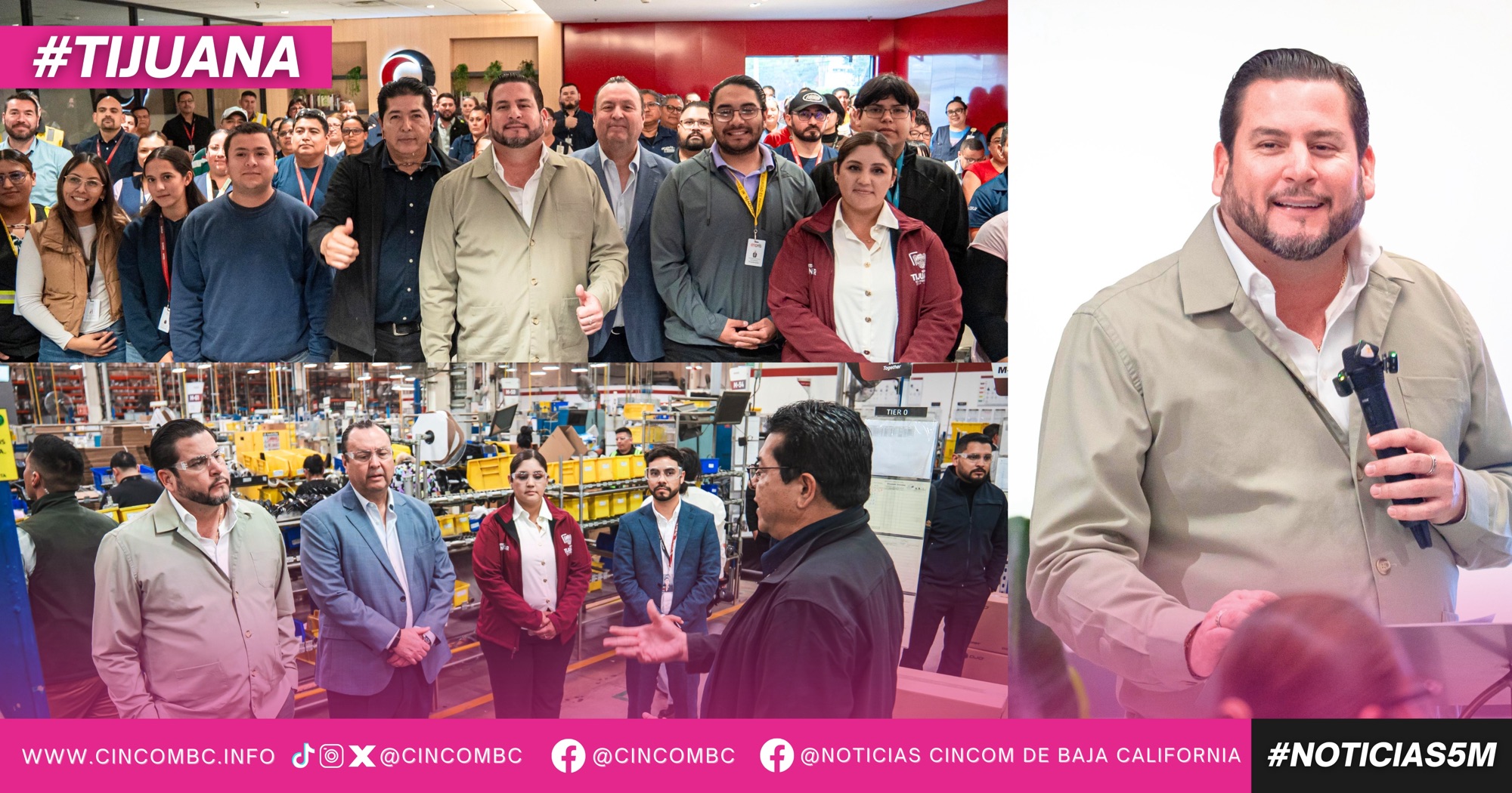Inaugura Ismael Burgueño módulo de afiliación de ‘Tijuana Saludable’ en empresa ENOVIS
