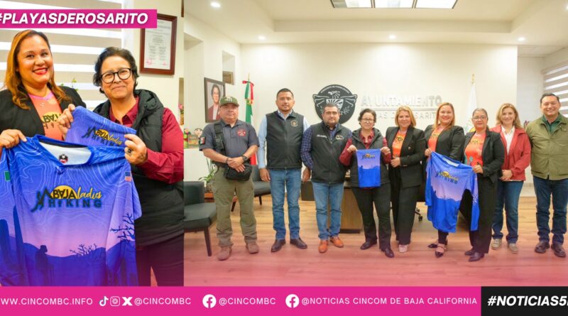 Impulsa Gobierno de Playas de Rosarito el Segundo Encuentro Nacional de Mujeres Senderistas en el Cerro El Coronel