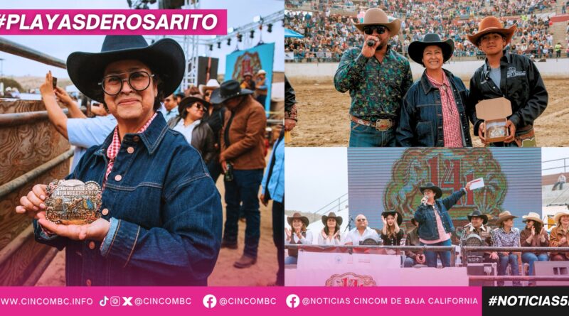 Encabeza alcaldesa Rocío Adame emotiva celebración por el 141 Aniversario de la Fundación de Playas de Rosarito