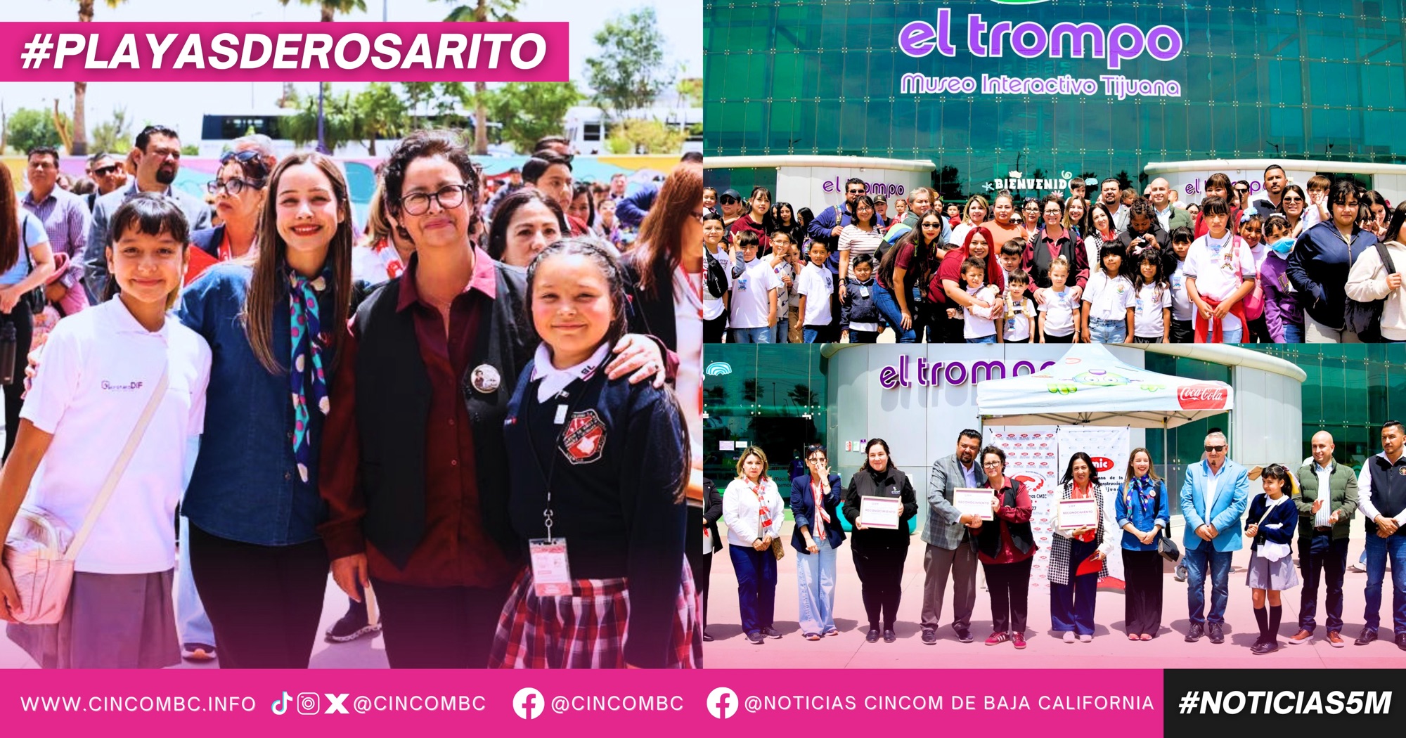 Por primera vez, estancias infantiles del DIF Rosarito viven una experiencia inolvidable con paseo escolar