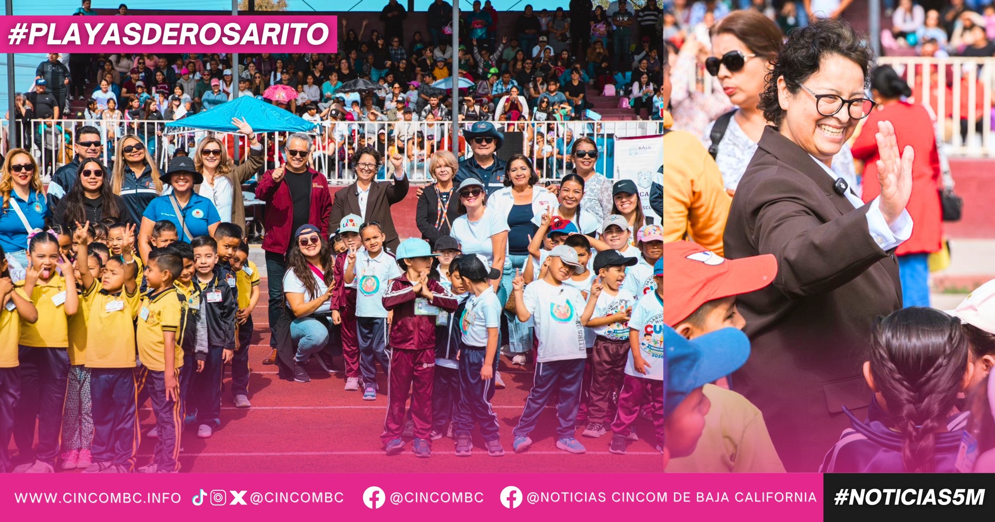 Impulsa Gobierno de Playas de Rosarito el deporte y la sana convivencia con la 1ra Mini Olimpiada de Preescolar