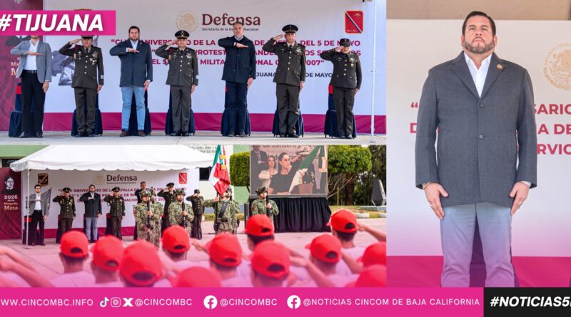 Asiste Ismael Burgueño a ceremonia por el CLXIV Aniversario de la Batalla de Puebla y toma de protesta de soldados del SMN clase 2007