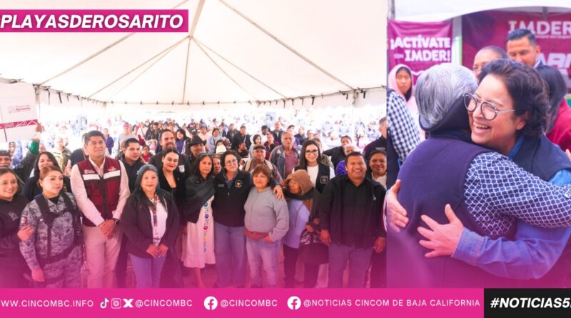 Feria de Paz “Atención a las Causas”: Presidenta Municipal Rocío Adame fortalece el bienestar y la reconstrucción del tejido social en Playas de Rosarito