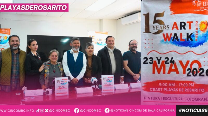 Impulsa Gobierno de Playas de Rosarito el Art Walk 2026 como motor cultural y económico del municipio
