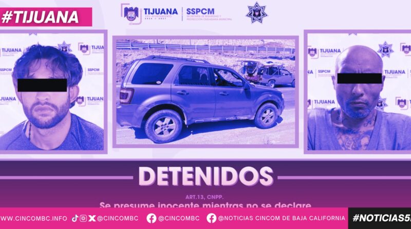 Policia Municipal detiene a dos sujetos por intento de robo de motocicleta