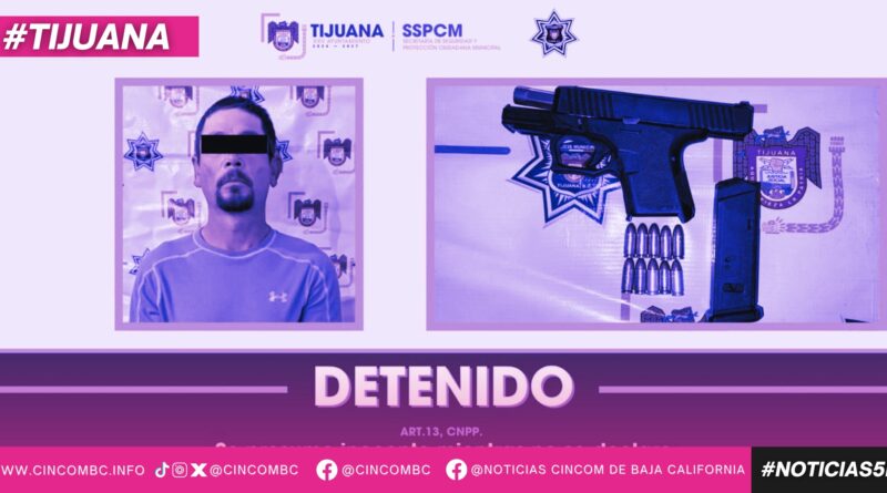 Detiene Policía Municipal a presunto responsable de agresión armada que dejó dos personas sin vida y un lesionado en Cerro Colorado