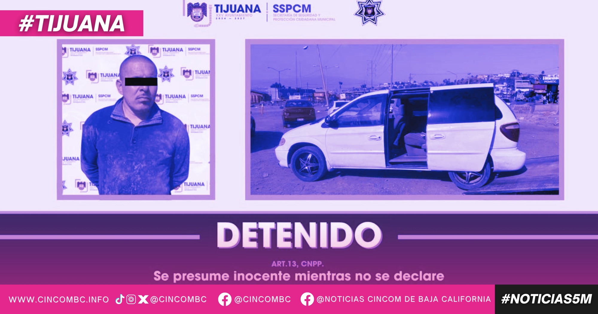 Asegura Policía Municipal a conductor por atropellar a oficial en intento de huida
