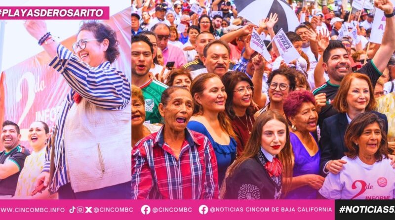 Rocío Adame acompaña a Armando Ayala en su Segundo Informe Legislativo