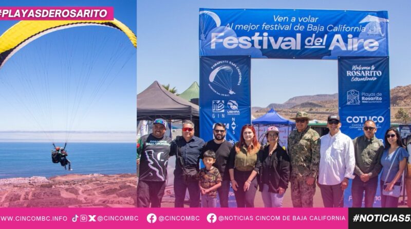 Rocío Adame impulsa el turismo de aventura con el 6to Festival del Aire en Playas de Rosarito