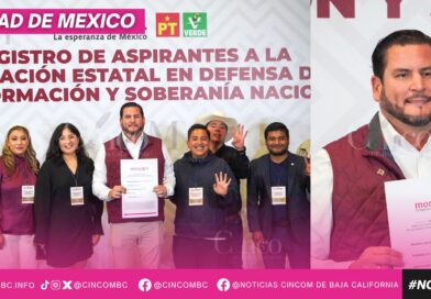 SE REGISTRA ISMAEL BURGUEÑO RUIZ EN EL PROCESO INTERNO DE MORENA A LA COORDINACIÓN ESTATAL DE LA DEFENSA DE LA TRANSFORMACIÓN EN BAJA CALIFORNIA