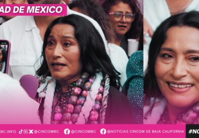 Prensa Acorrala a Abelina López en la Ciudad de México