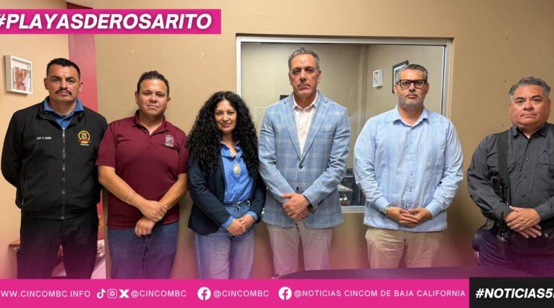 ENTABLA GOBIERNO DE PLAYAS DE ROSARITO MESAS DE TRABAJO Y DIÁLOGO CONSTRUCTIVO PARA ATENDER TEMAS OPERATIVOS DE BOMBEROS
