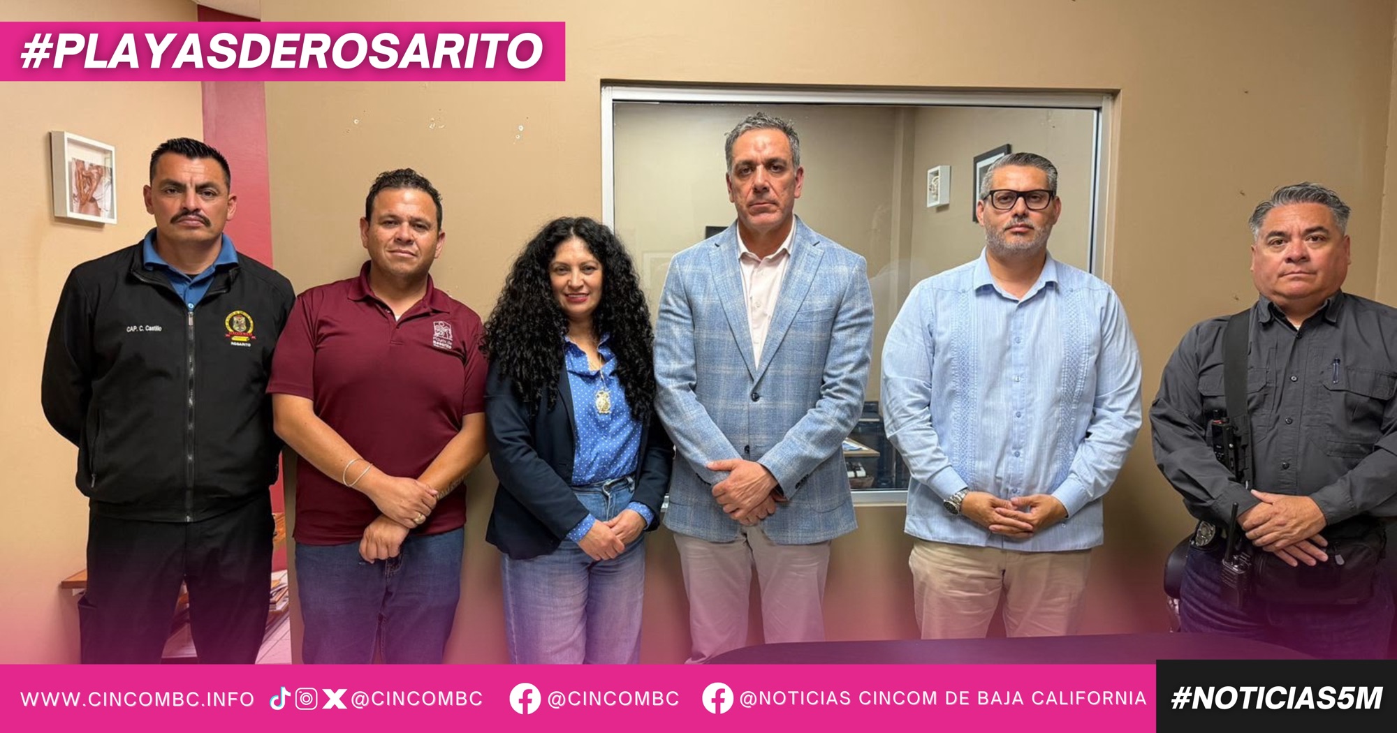 ENTABLA GOBIERNO DE PLAYAS DE ROSARITO MESAS DE TRABAJO Y DIÁLOGO CONSTRUCTIVO PARA ATENDER TEMAS OPERATIVOS DE BOMBEROS
