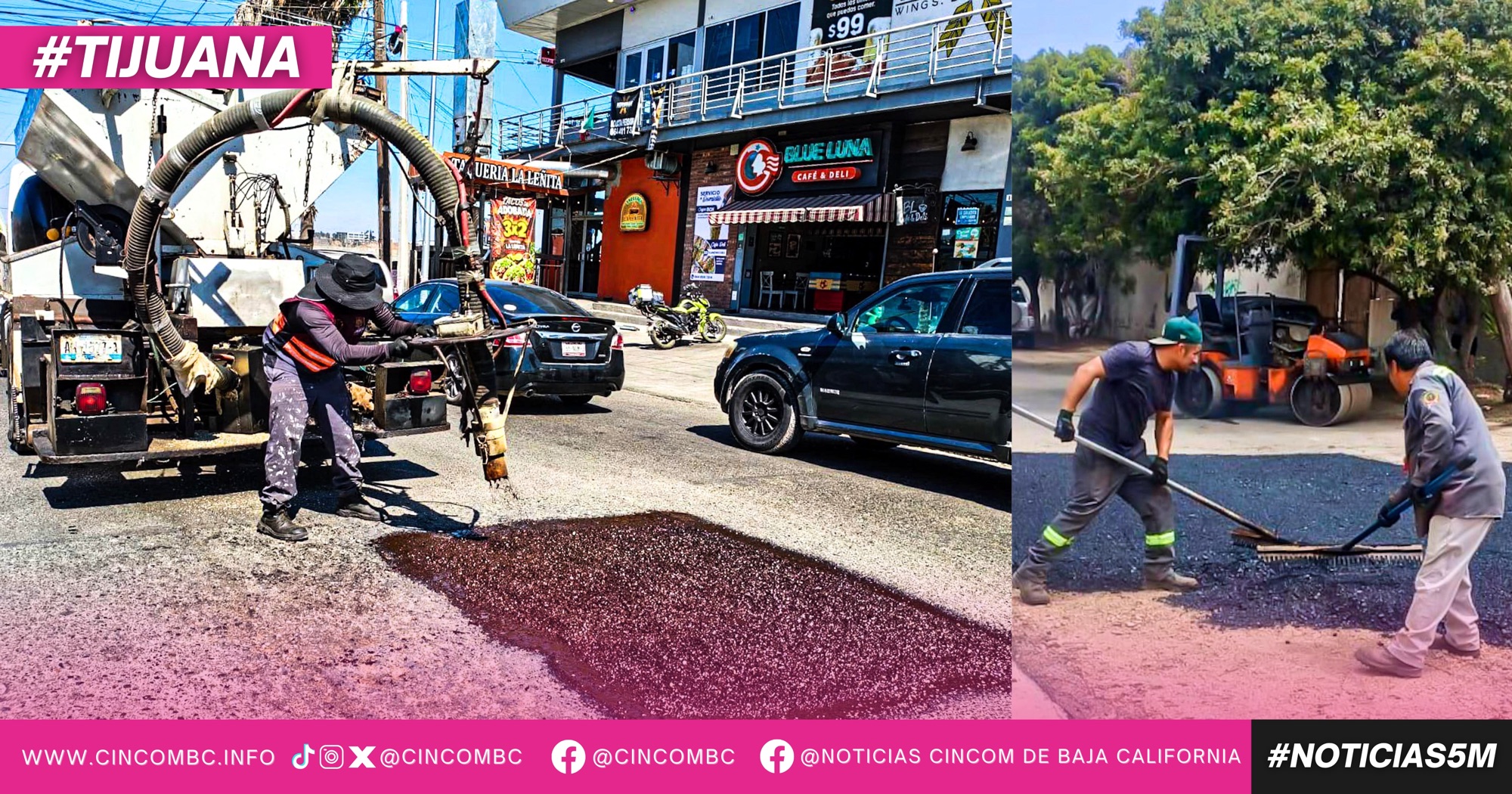 Beneficia Gobierno Municipal a cerca de 33 mil tijuanenses con jornadas de bacheo en delegaciones