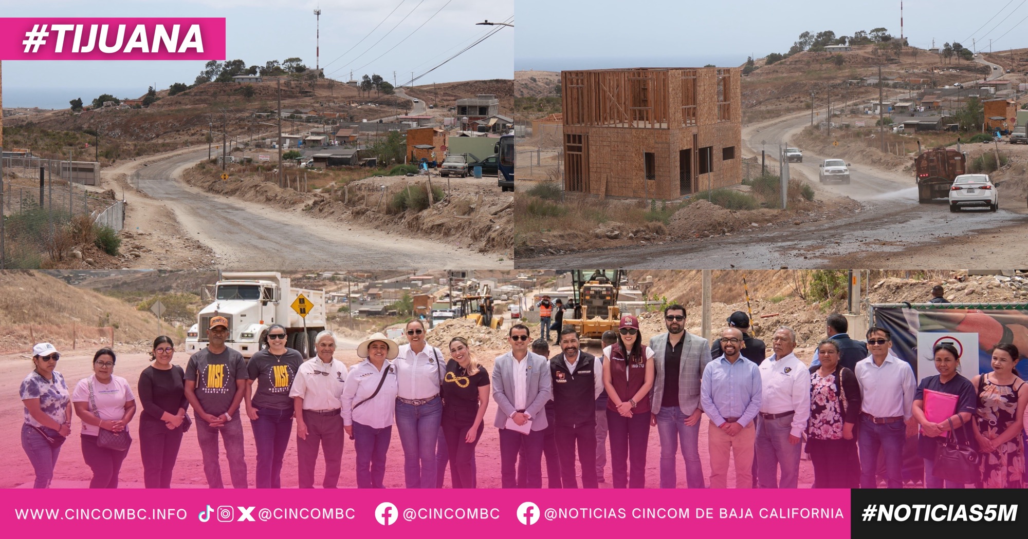 Encabeza Abdiel Gutiérrez Coronado arranque de obra en bulevar Paseo Banderas, en Santa Fe