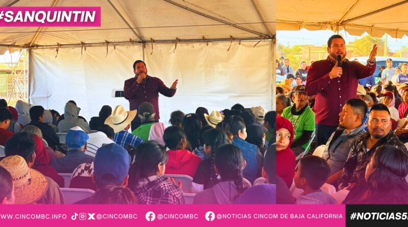 Inicia Ismael Burgueño en San Quintín las Asambleas Informativas en Defensa de la Transformación y la Soberanía Nacional