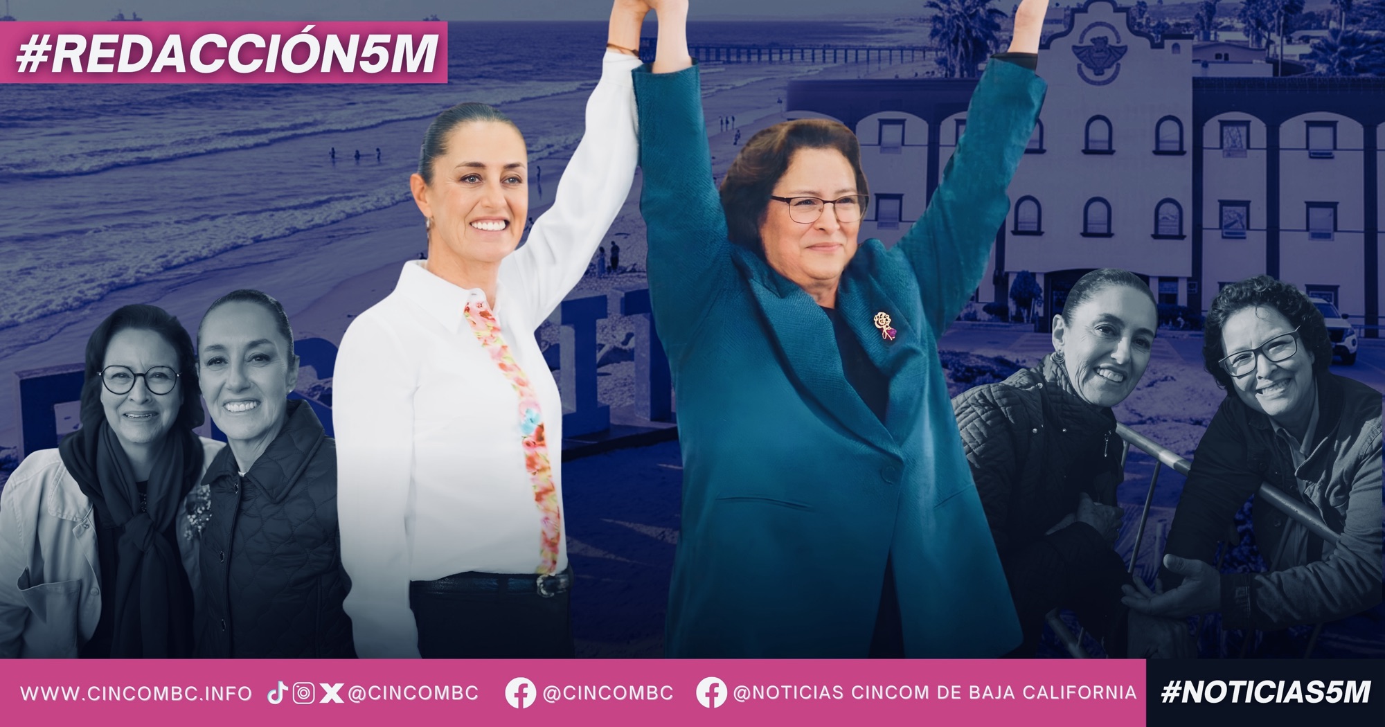 PLAYAS DE ROSARITO ES UN BASTIÓN DE RESPALDO A LA PRESIDENTA CLAUDIA SHEINBAUM