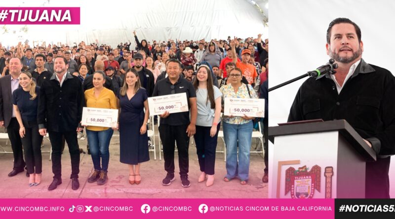 Entrega Ismael Burgueño más de 430 apoyos económicos para fortalecer el emprendimiento en Tijuana