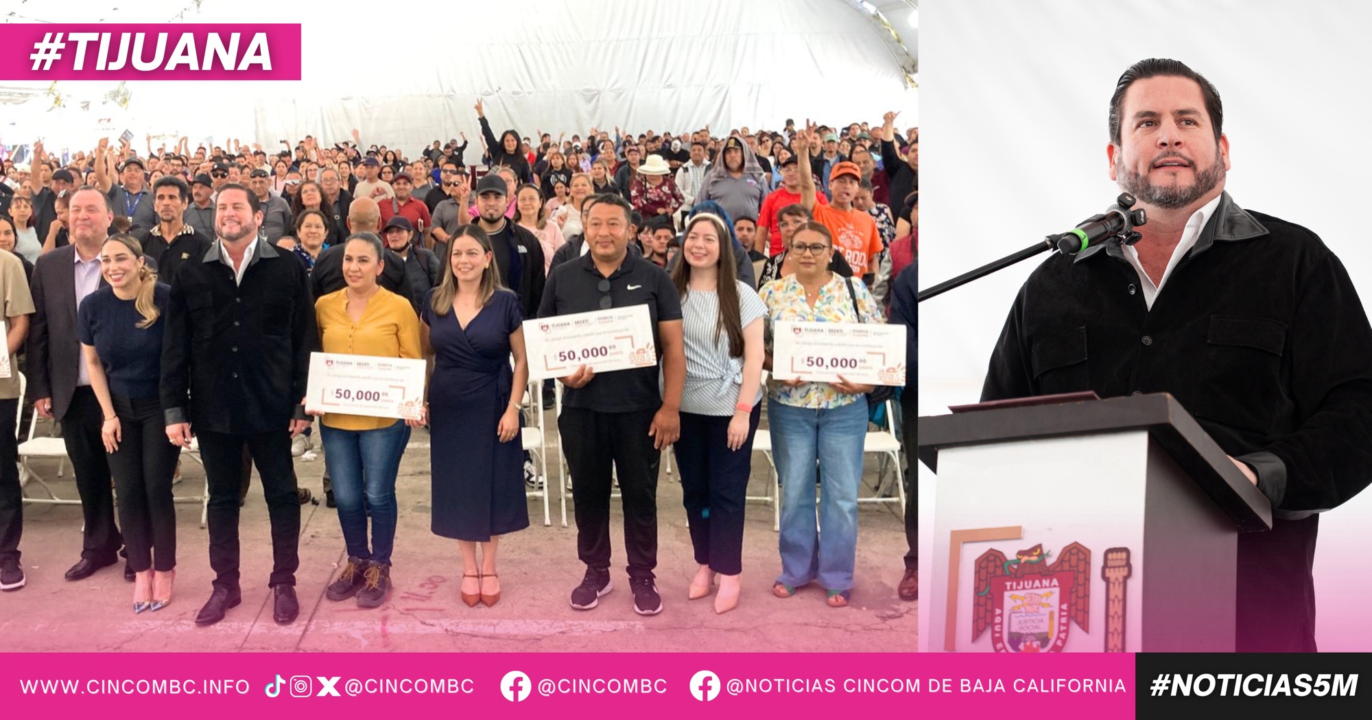 Entrega Ismael Burgueño más de 430 apoyos económicos para fortalecer el emprendimiento en Tijuana