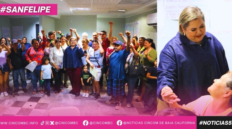 La Diputada Federal con licencia encabezó Asamblea Informativa en Casa Morena de San Felipe.