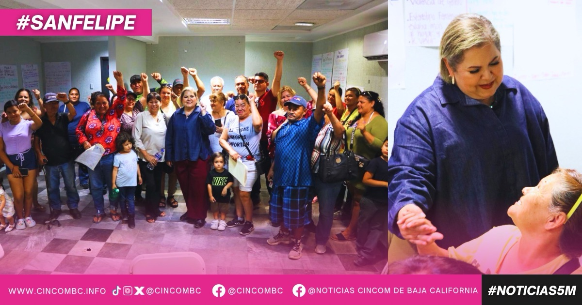 La Diputada Federal con licencia encabezó Asamblea Informativa en Casa Morena de San Felipe.
