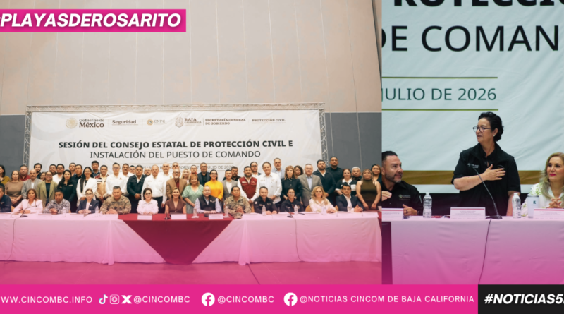 Presidenta Rocío Adame participa en instalación del Puesto de Comando Estatal