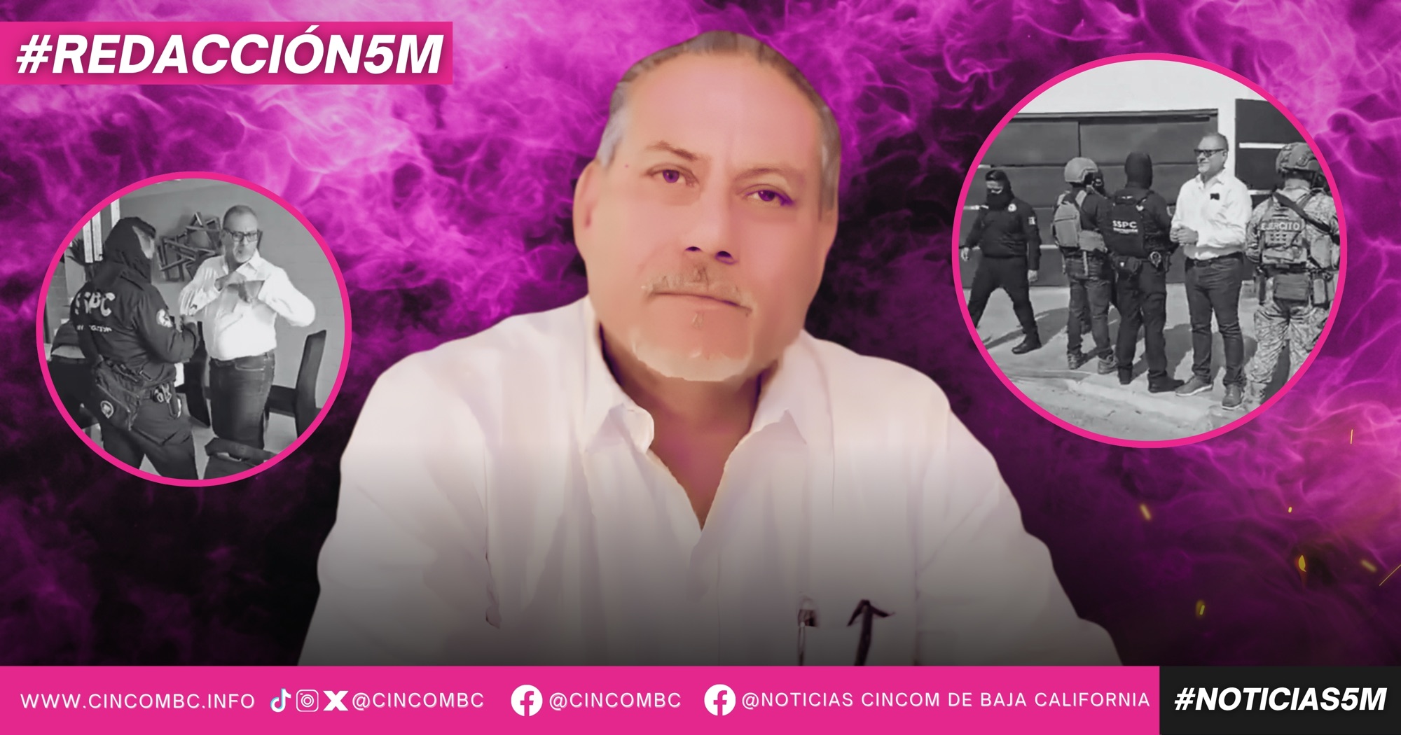 AGENTES DE HARFUCH FUERON POR EL EX DIRECTOR DE LA POLICÍA PEDRO ARIEL MENDIVIL