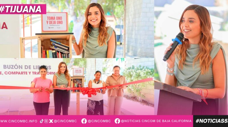 INAUGURA REGIDORA MICHEL GARCÍA BUZÓN DE LIBROS “LEE, COMPARTE Y TRANSFORMA” EN CENTROS COMUNITARIOS
