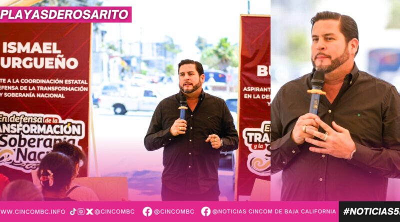 Desde Playas de Rosarito, Ismael Burgueño llama a defender la soberanía nacional