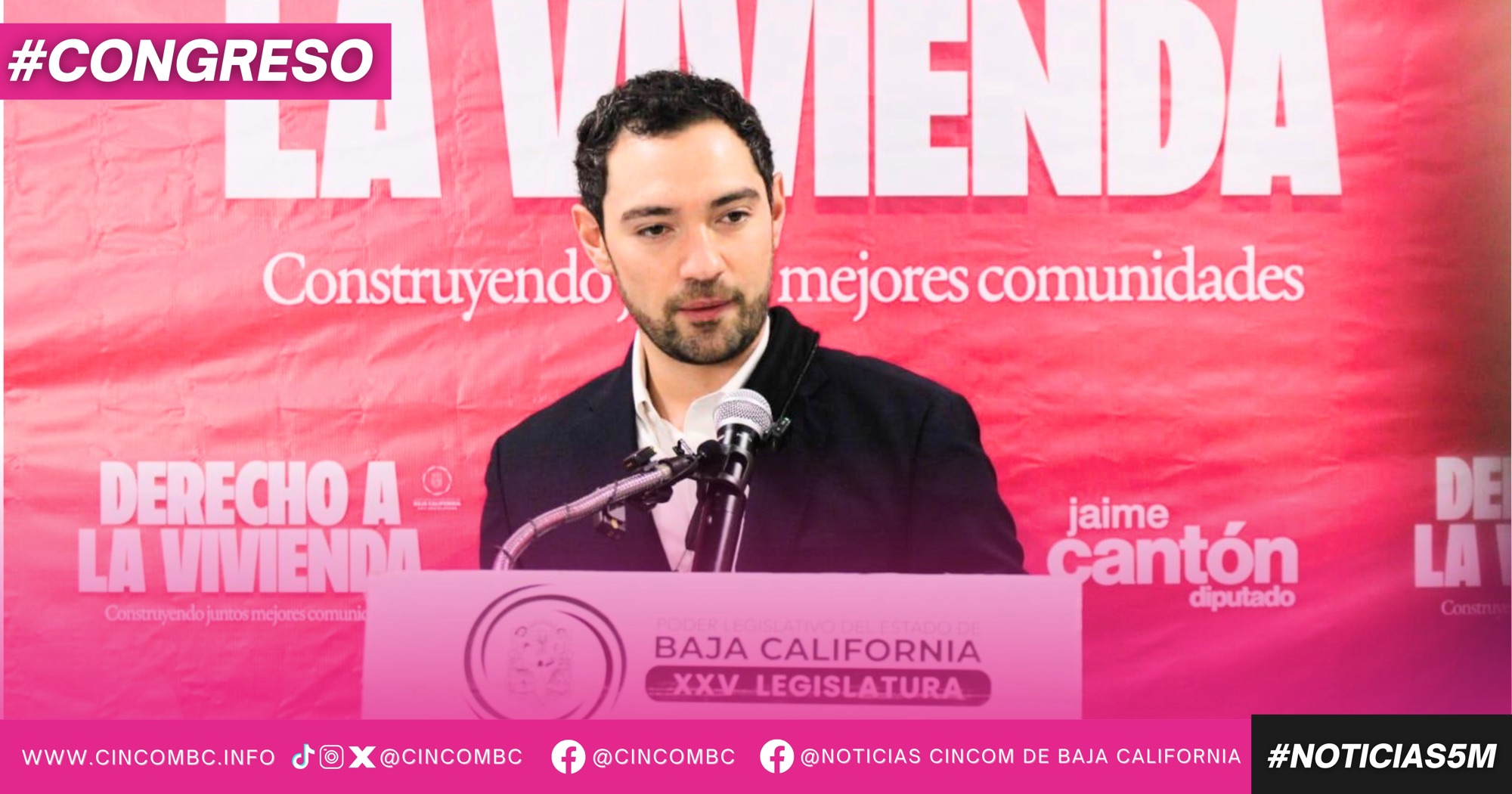 ANUNCIA JAIME CANTÓN ACCIONES CONTRA DESPOJOS Y DELINCUENTES INMOBILIARIOS