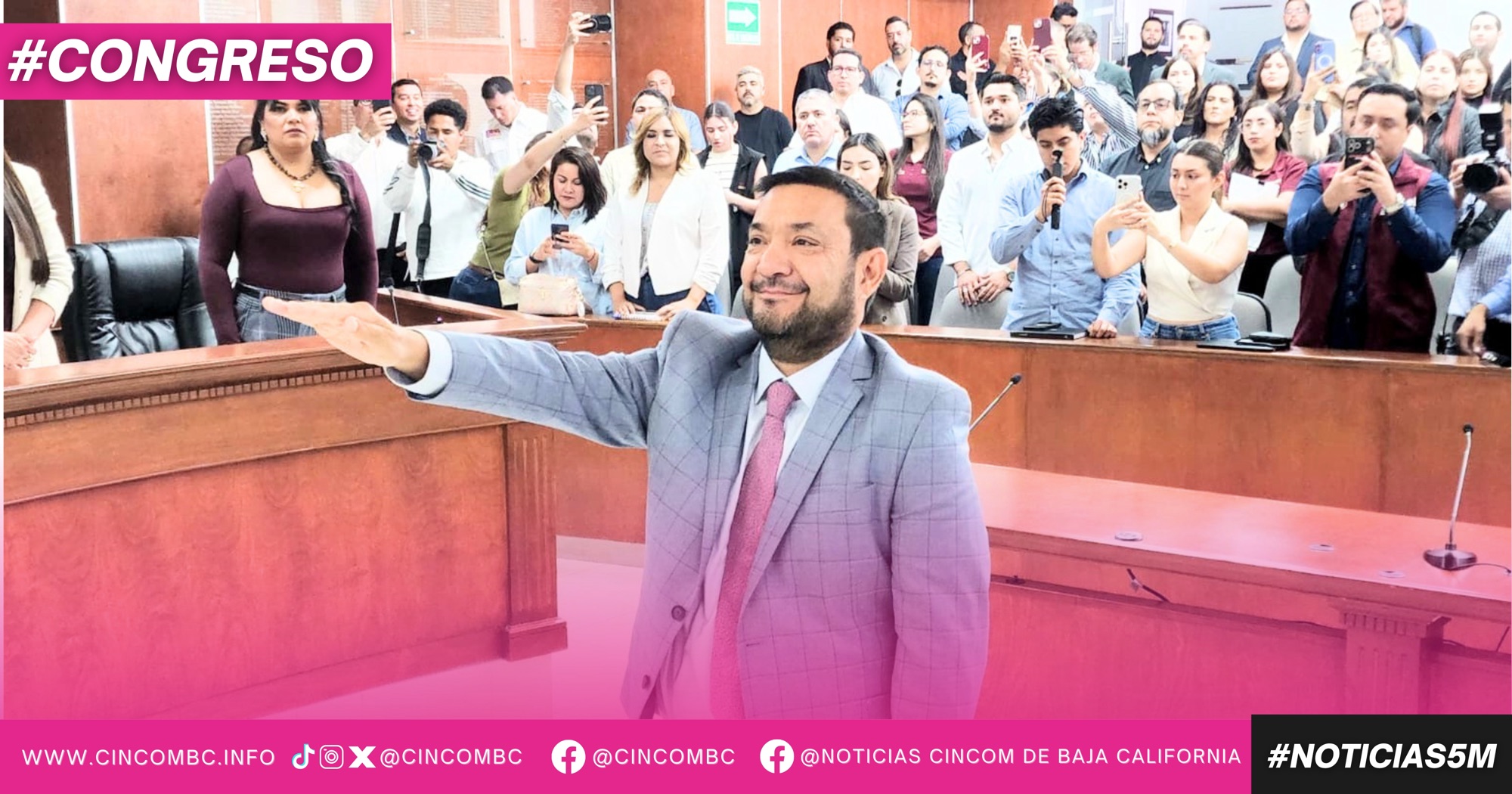 CONGRESO DE B.C. RATIFICA A FELIPE DE JESÚS GAMBOA VALDEZ COMO TITULAR DE LA SECRETARÍA DE BIENESTAR