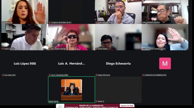 DICTAMINAN 7 PROYECTOS EN SESIÓN ORDINARIA DE LA COMISIÓN DE GOBERNACIÓN