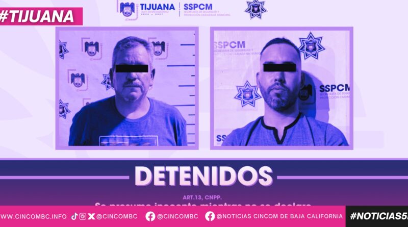 Detienen elementos de la SSPCM a dos hombres en posesión de vehículos con reporte de robo en distintos hechos
